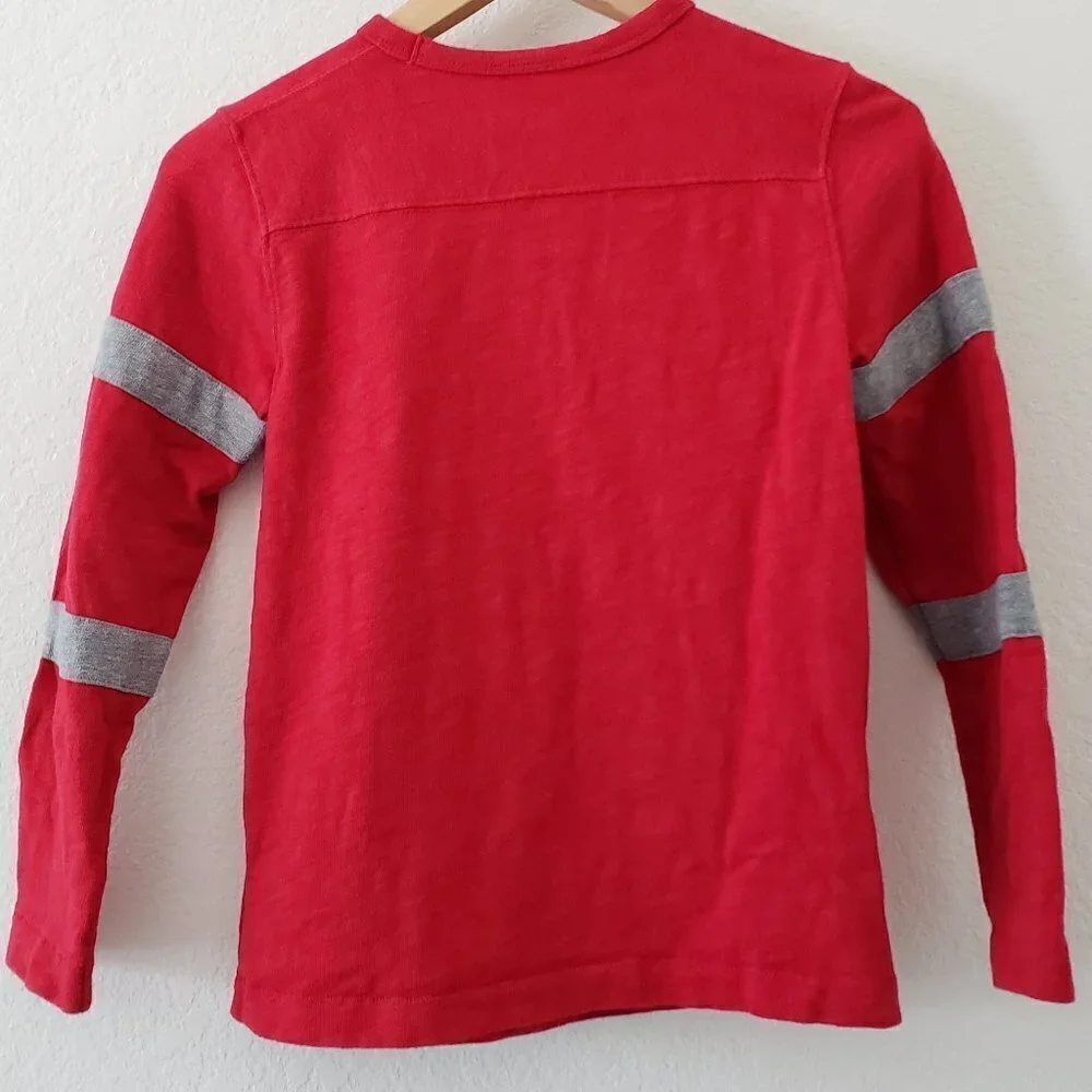 Gap Kids Long Sleeve Red Top with Felt Number 16 - Size M